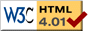 HTML 4.01 - Follow this link to view the page validation results